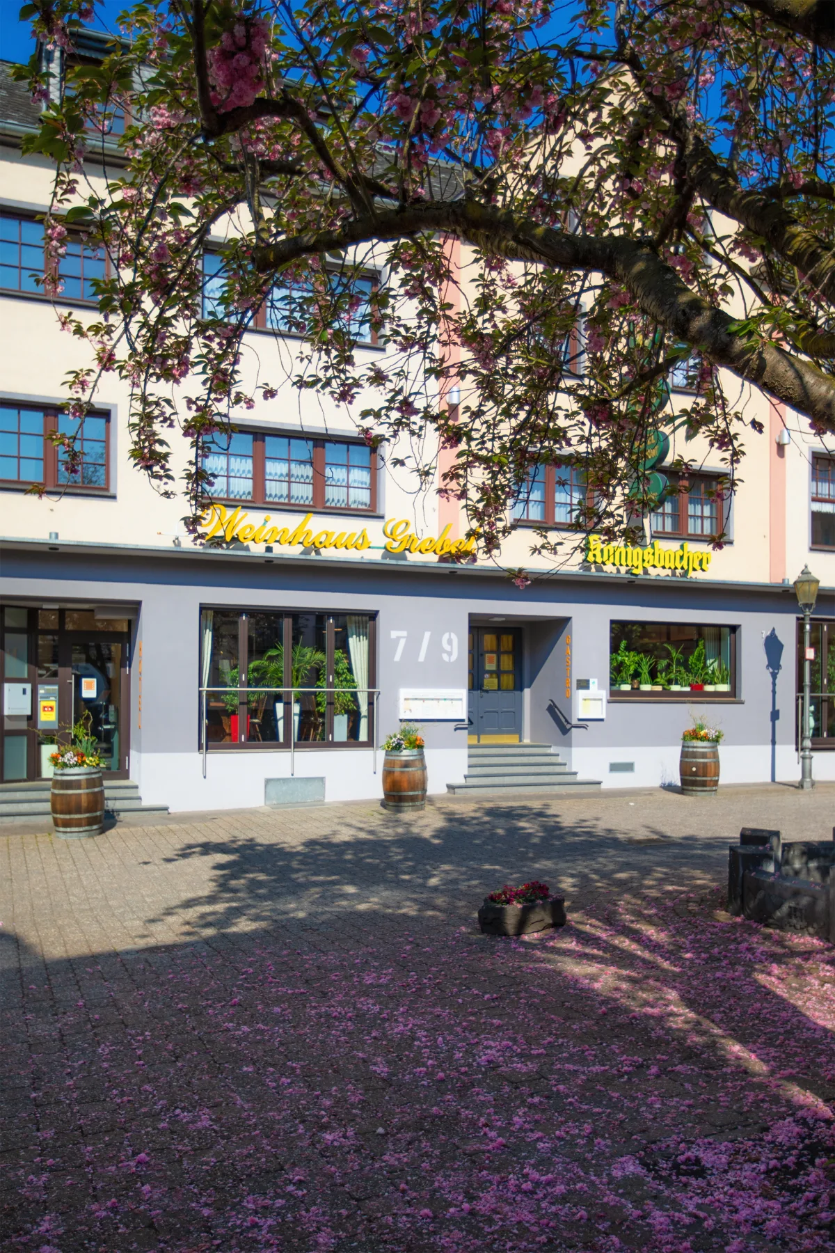 Helles, freundliches Zimmer im Hotel Grebel